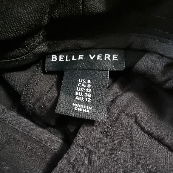 BELLE VERE High Waisted Cropped Dress Pants - Picture 4 of 10